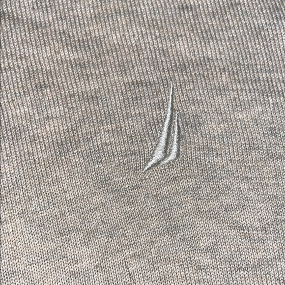 Nautica Kakhi V-Neck Sweater - Picture 3 of 3
